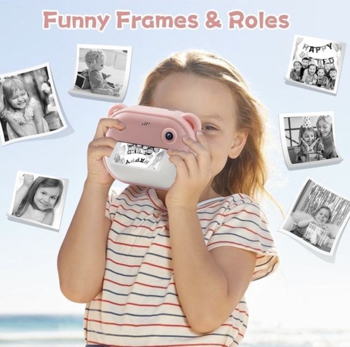 Детски фотоапарат с принтер