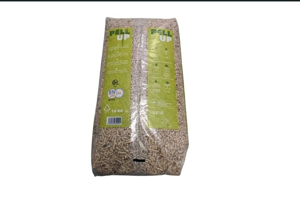 Peleți HS Timber - PEEL UP 15 KG - Descărcare macara