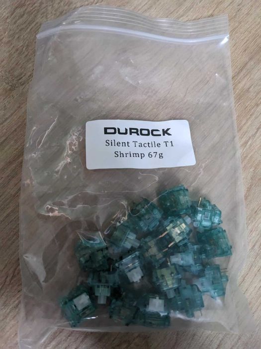 Keyboard Switches Durock Silent Shrimp T1 Tactile