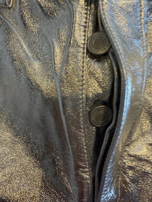 Pantaloni din piele naturala Zara Steven Meisel Capsule Collection