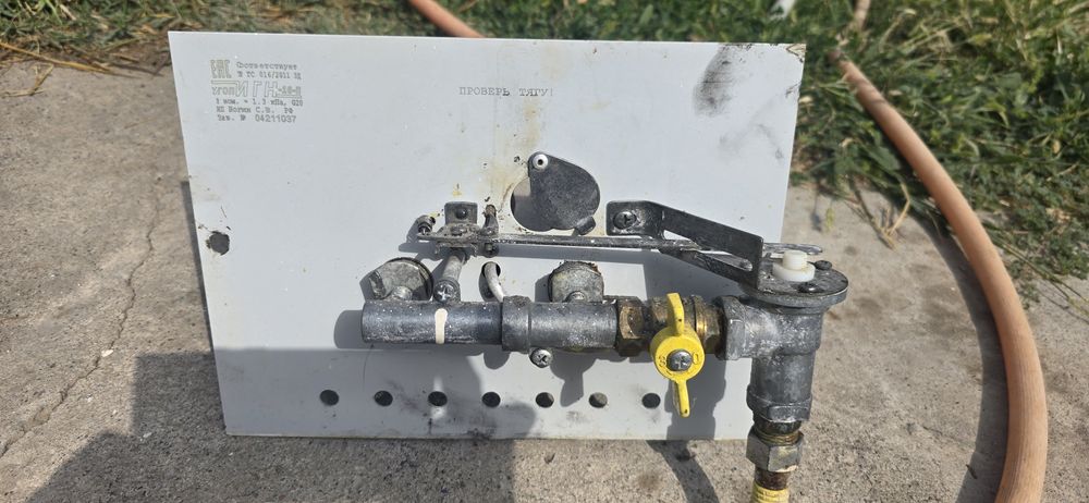 Печка с горелкой