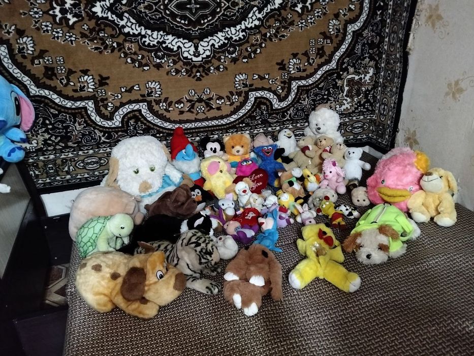 Мягкие игрушки состояние отличное