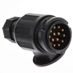 Букса за ремарке пластмасова 13 пина 12V мъжка