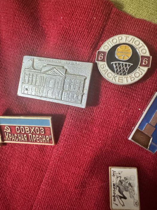 Винтажные значки времен СССР