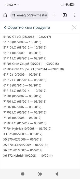 BMW камера за огледало 9240274