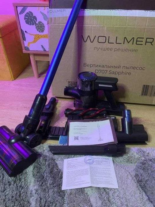 Вертикальный пылесос Wollmer d707 Saрphirе