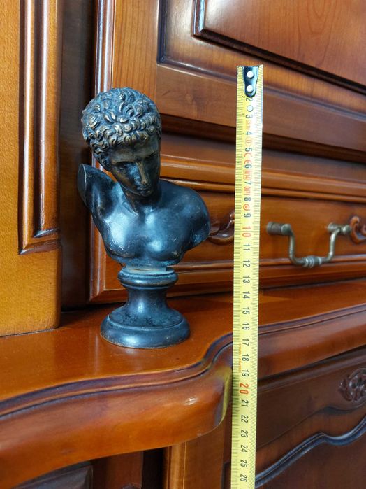 Veche Sculptura Bronz Bust David! Piesa Deosebita!