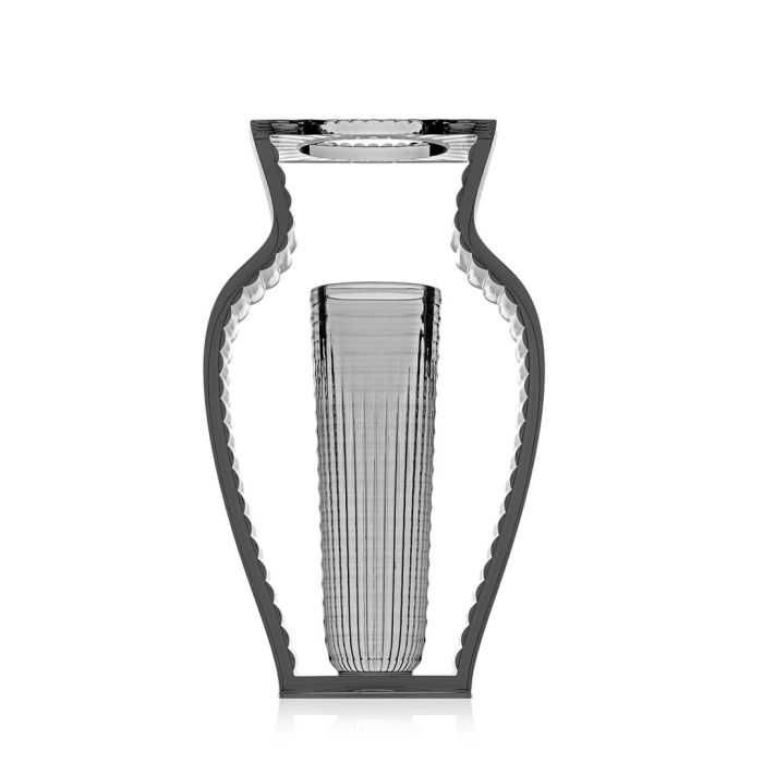 Vaza KARTELL - Shine design Eugeni Quitllet 20x33cm negru fumuriu