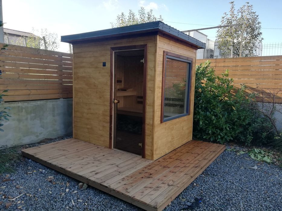 Sauna uscata combinata cu salina