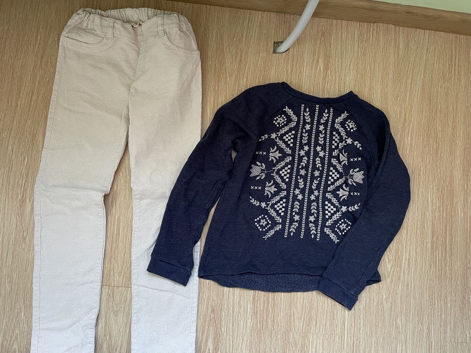 Блузки, туники, жилетки есен-зима 134/140 за момиче