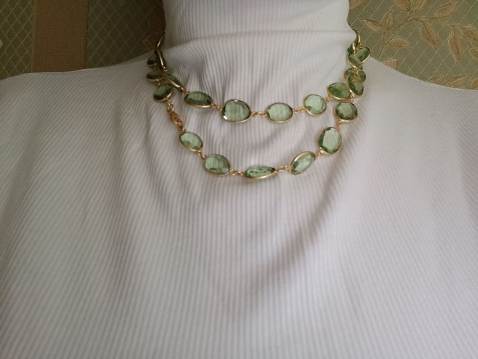 Продам длинные бусы из натуральных камней