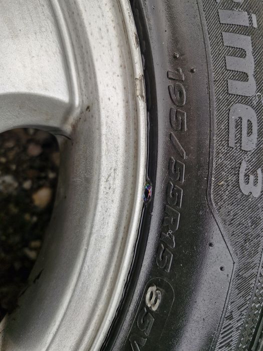 15ки Джанти за Мерцедес Оригинални 5х112 С Летни гуми 195/55/15 6мм Гр