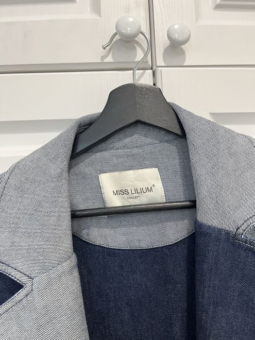 Джинсовый тренч