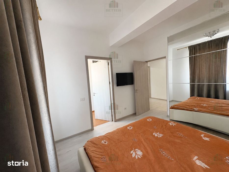 Apartament In Popesti-Leordeni 2 camere decomandat, mobilat, parcare — fotografia 3
