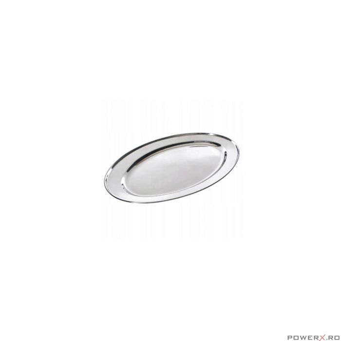 ***Tava ovala, din inox, argintie 30cm, Kinghoff