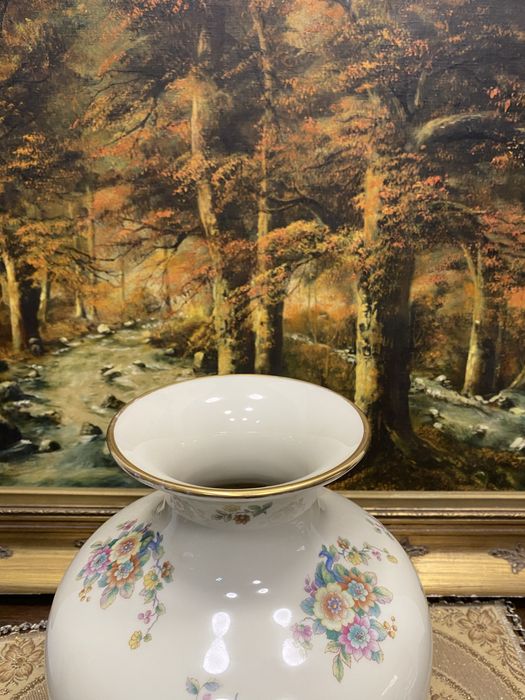 Порцеланова ваза Hutschenreuther Германия 1950 те ръчна украса