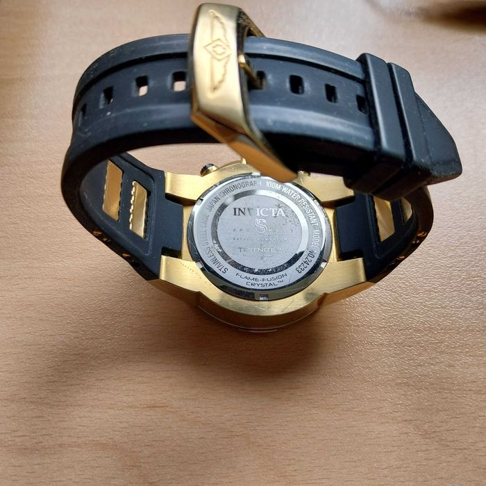 Invicta Speedway Men's Black Watch - 24234