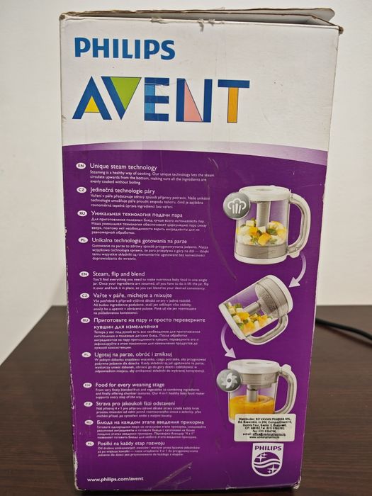 Philips Avent 4 in 1 aparat de gătit cu aburi pentru bebeluși