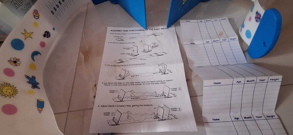 riglă măsurare bebeluși