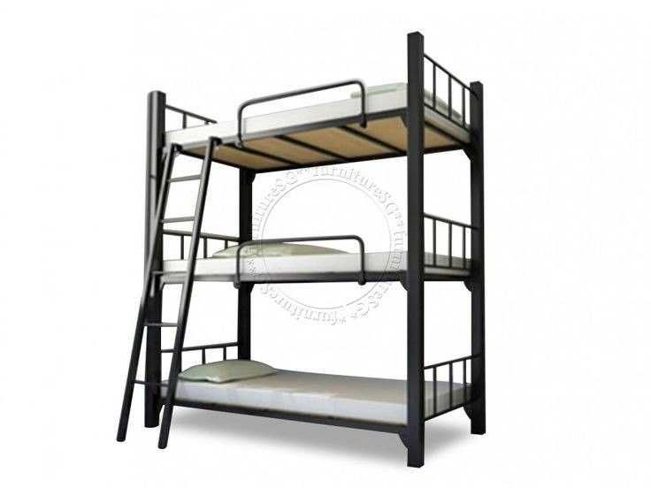 Двухярусная Металлическая Кровать, LOFT Style, Разборная,14