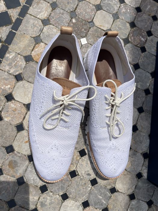 Mocasini de vara albi Cole Haan - marimea 44 - stare foarte buna