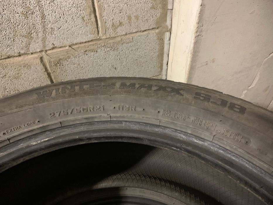 Шины Dunlop Wintermax SJ8 275/50 R21