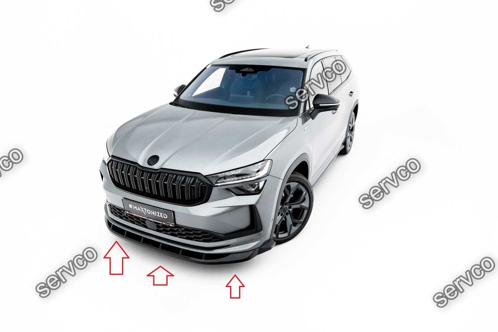 Prelungire bara fata Skoda Kodiaq Sportline Mk2 2024- v3 Maxton Design