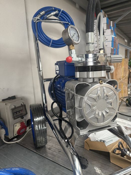 Pompa zugravit varuit airless vopsit 220v 4,9 kw completa furtun pisto