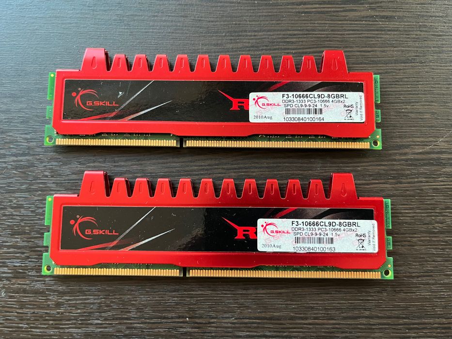 RAM 2x4Gb G.Skill Ripjaws