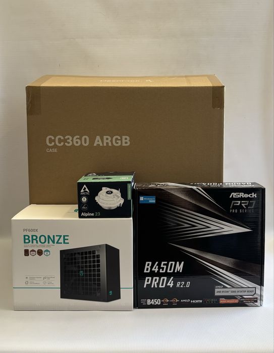 Геймърски компютър AMD Ryzen 5 5500, RTX 3060 12GB, 16GB