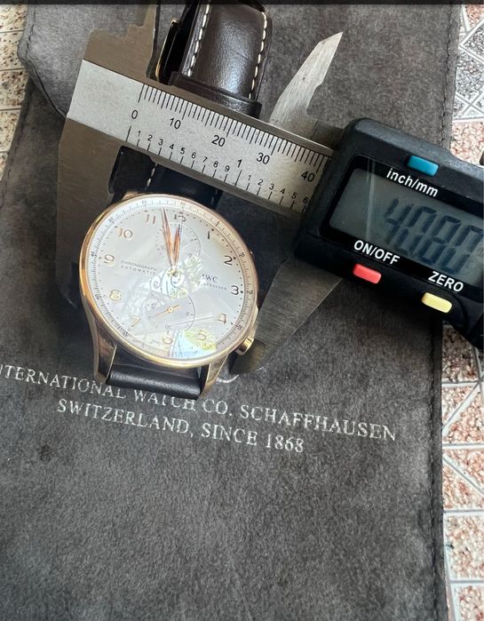 IWC Portuguesse Chronograph aur