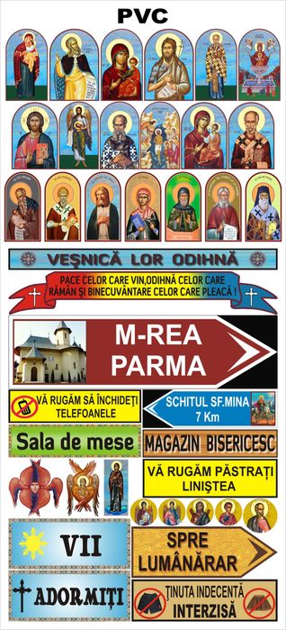 Icoane Ortodoxe, Prapuri, Cruci, Epitafe, Vitralii, Sfinti