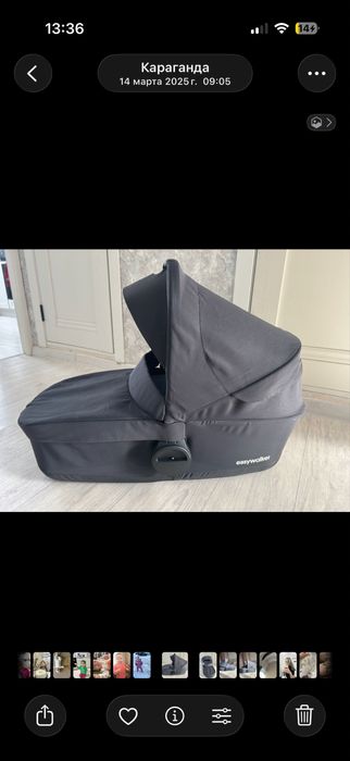 Коляска easywalker 2 в 1 коллекция mini cooper