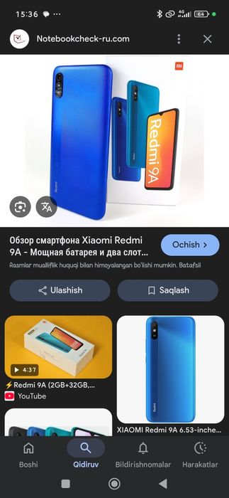Redmi 9a  telefon