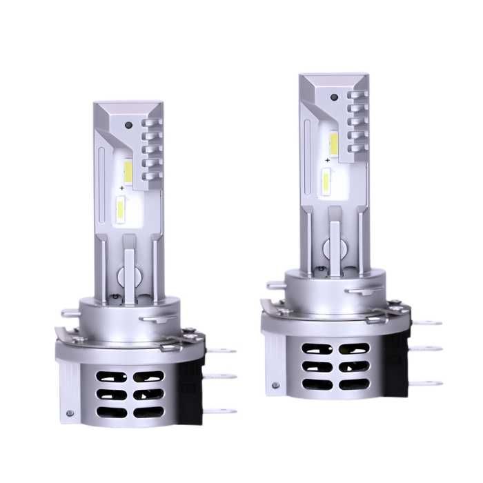 Диодни LED Крушки H15 36W Комплект за Дневни и Дълги Светлини (6000K)