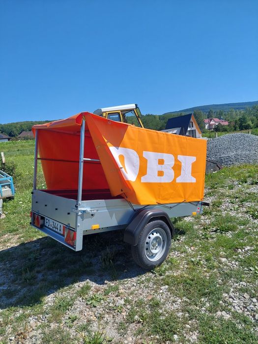 Remorca 750kg cu prelată