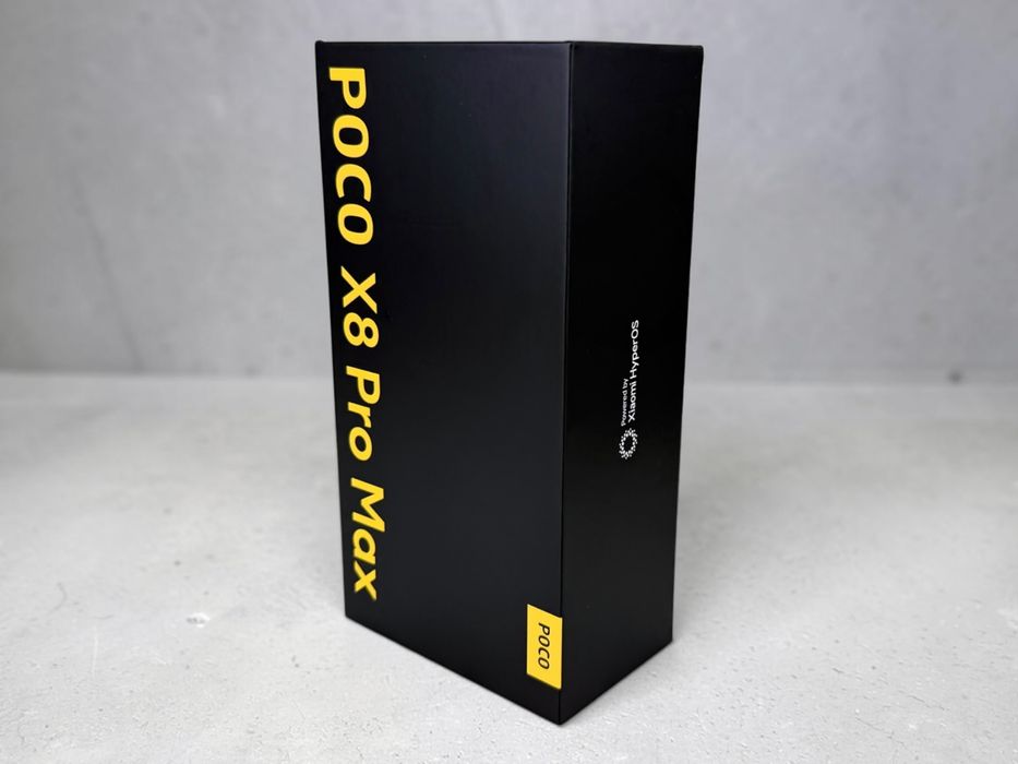 ЧИСТО НОВ! Xiaomi Poco X8 Pro Max 256GB 12GB RAM Orange 2г. Гаранция!