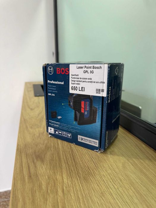 ZAP AMANET MARGEANULUI - Laser Point Bosch GPL 3G - Nou #2030