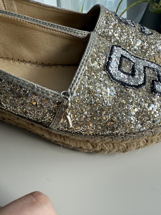 Patrizia Pepe дамски еспадрили – златисти, брокат