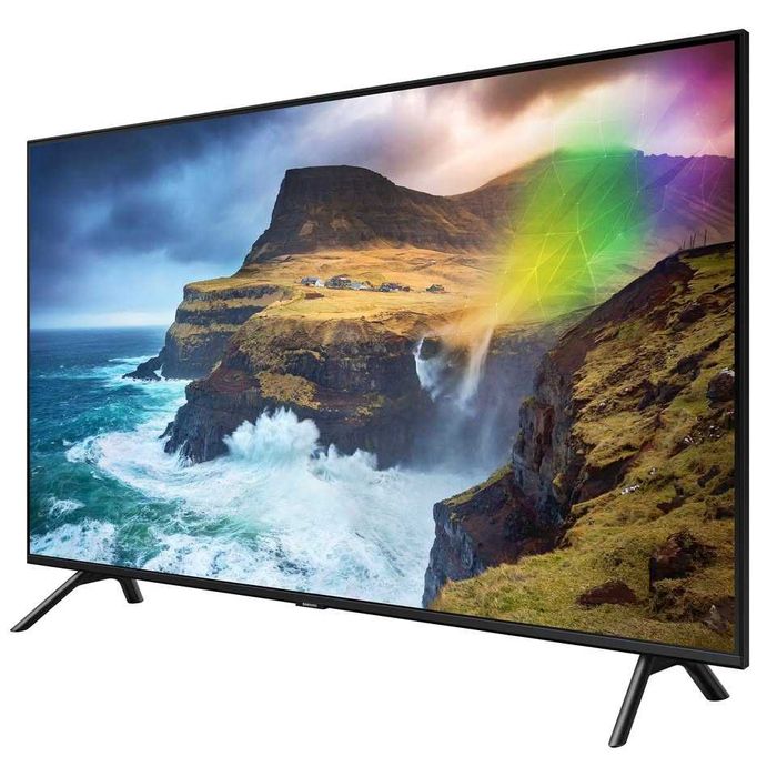Televizor QLED Smart Samsung 75" (189 cm) Impecabil, 75Q70RA, Quantum Dot 4k UHD, Quantum HDR 1000, cu Stand