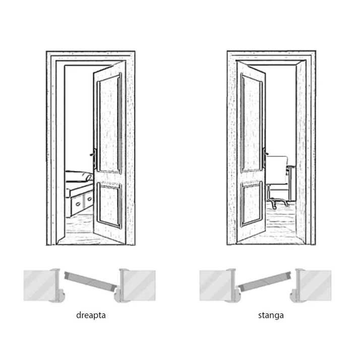Uși interior HDF Class Living Dedeman – NOI, ambalate – 86 x 205 cm