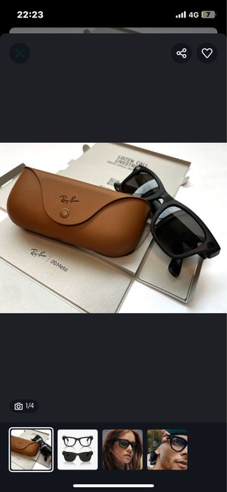 Ray-Ban умные очки продается срочно!