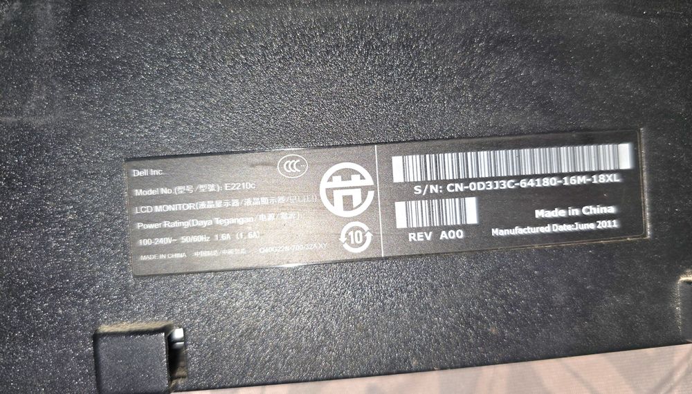 Monitor DELL E2210c 60Hz