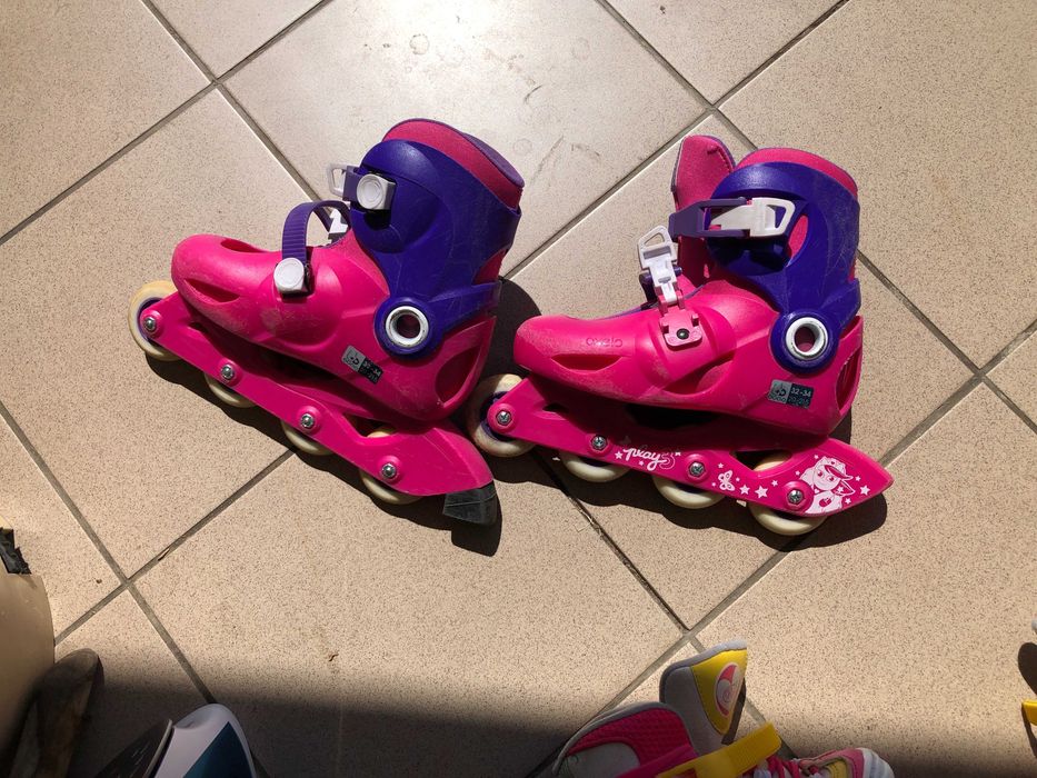 vand role reglabile 32-35 fete roz