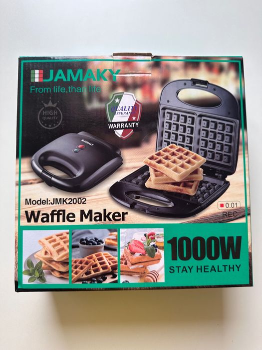 Вафельница новая