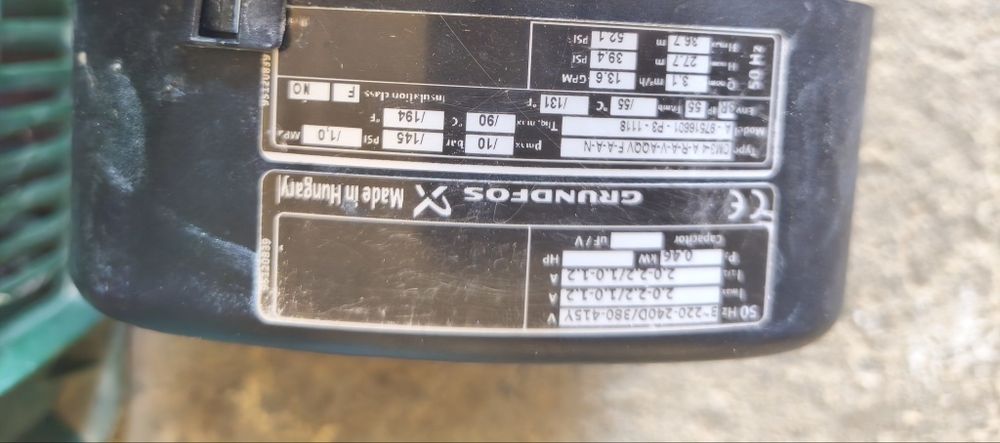 Pompa centrifugala grundfos trifazica