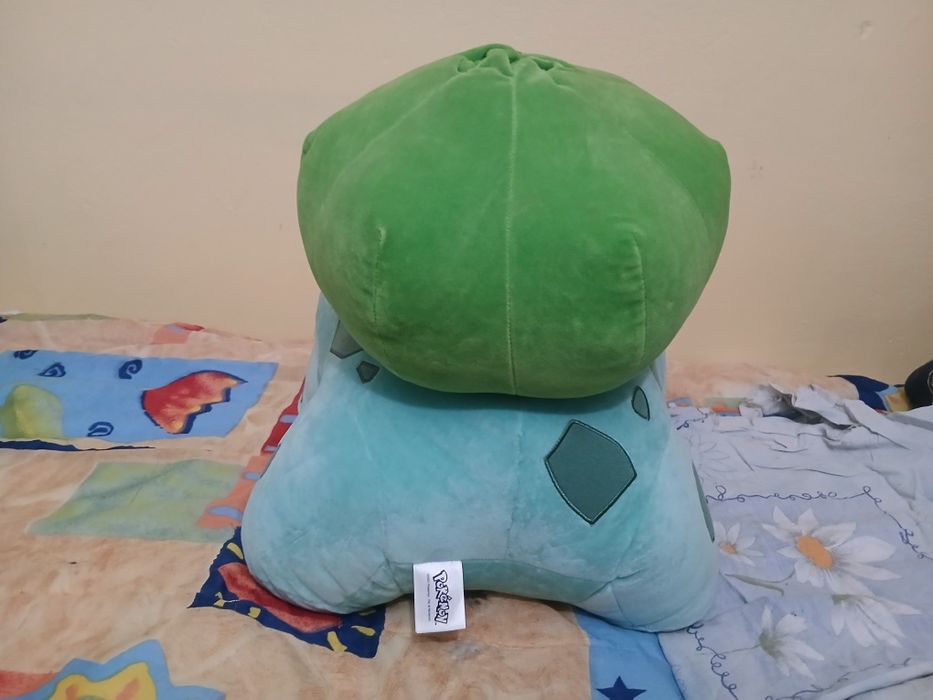 Pokemon ПЛЮШЕН Булбазавър (Bulbasaur) – Два броя, Спящ и Буден