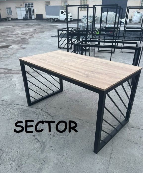 Лофт парта, лофт стол, письменный стол, loft stol, loft parta