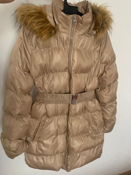 Пухено дамско яке