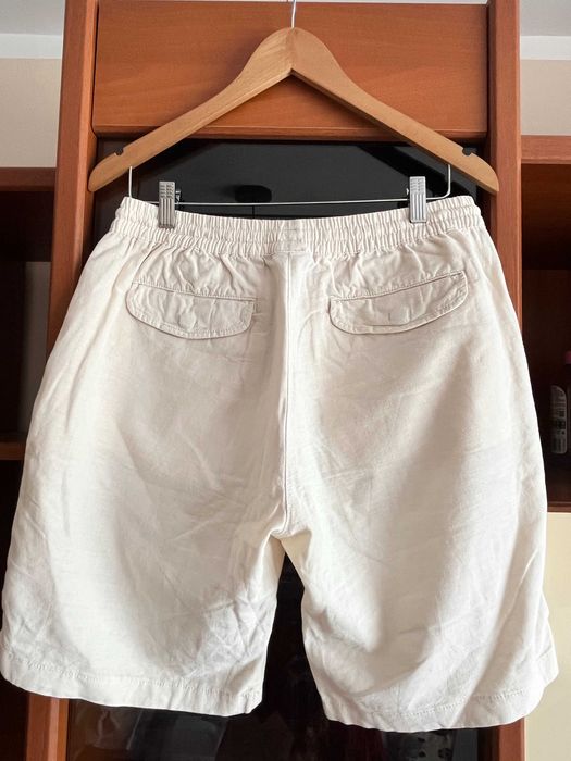 Pantaloni scurti Napapijri din in si bumbac
